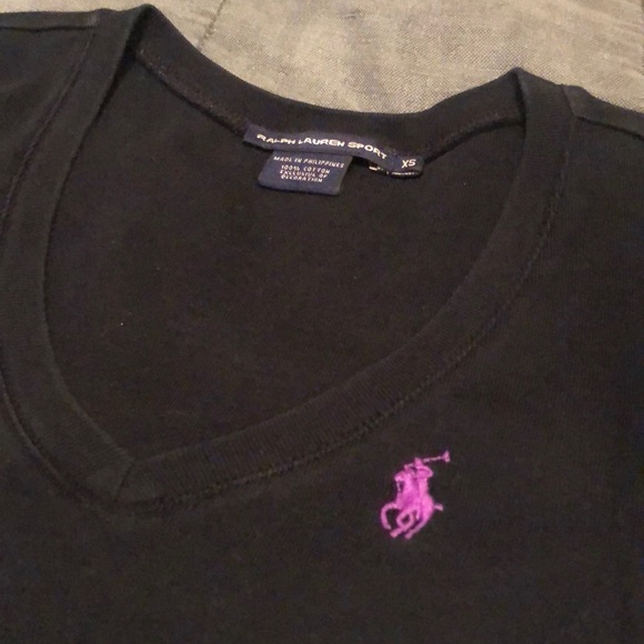 Ralph Lauren V Neck Tee - Picture 2 of 3